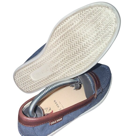 Women’s Cole Haan Grand.OS Pinch Maine Classic Blue D44616 Penny Loafer Size 5 - Picture 6 of 7